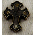 Don't Forget To Pray Pocket Token (Antique Gold Finish w/Gold Enamel)